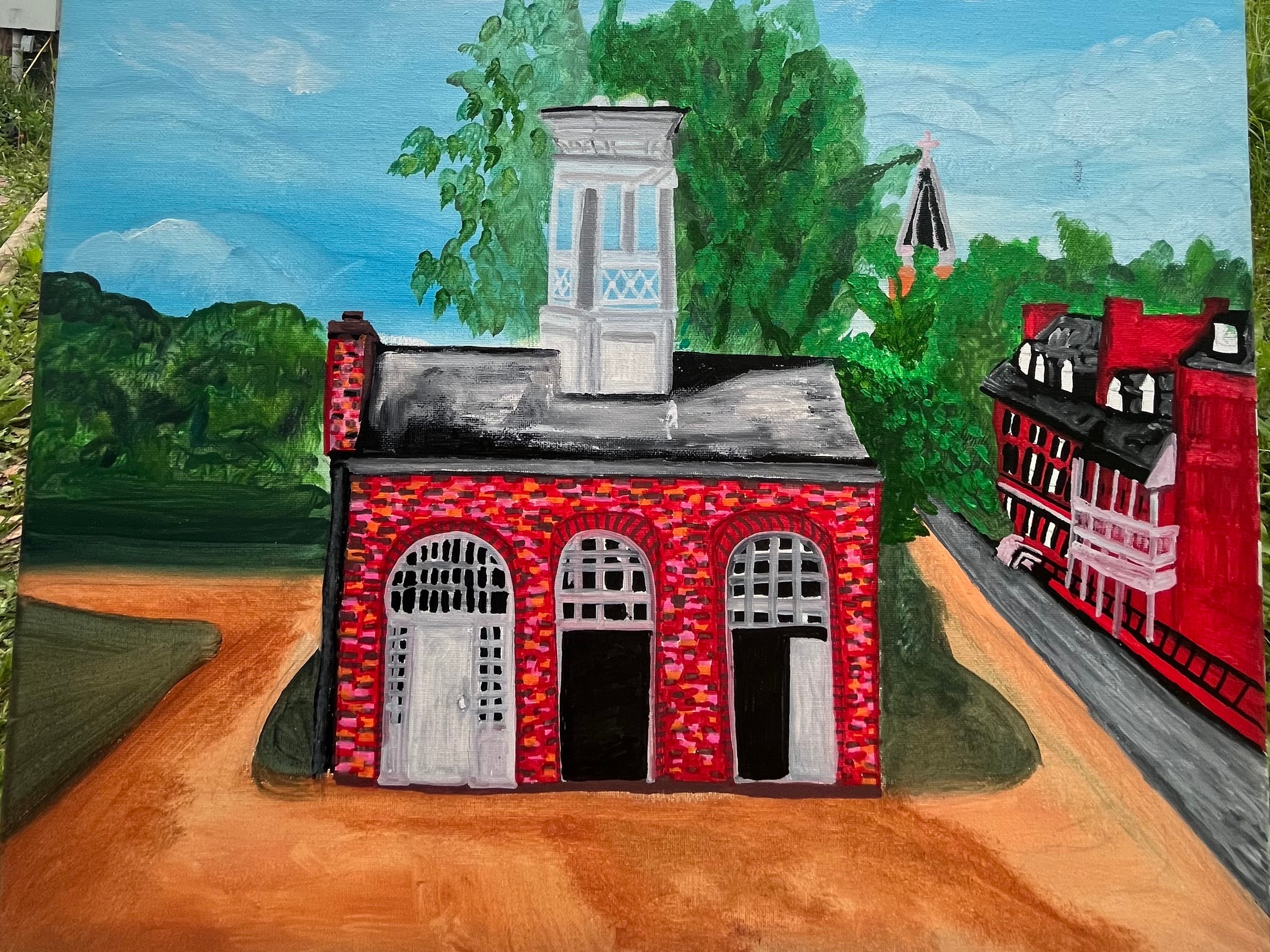 John Brown’s Fort – Original Acrylic Painting