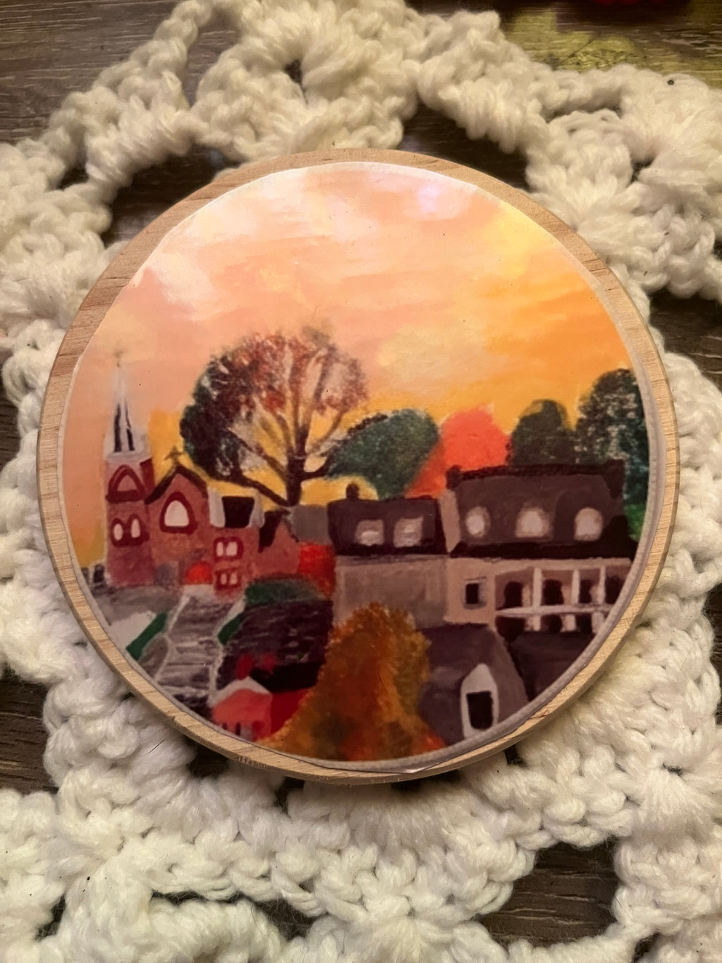 The Miniature Gallery: Handcrafted Art Coaster Collection