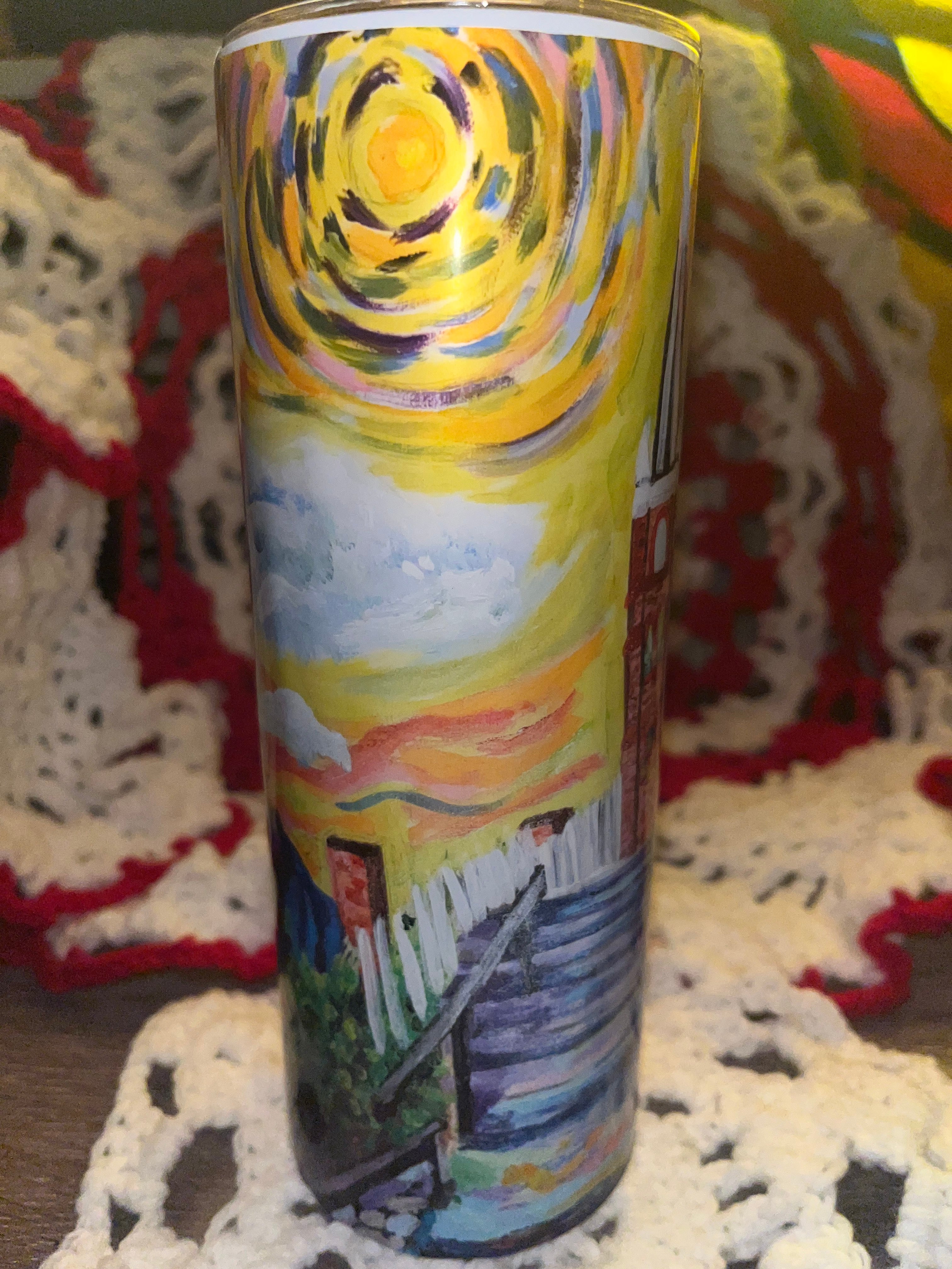 "St. Peter’s in Bloom" – Harpers Ferry Impressionist Tumbler