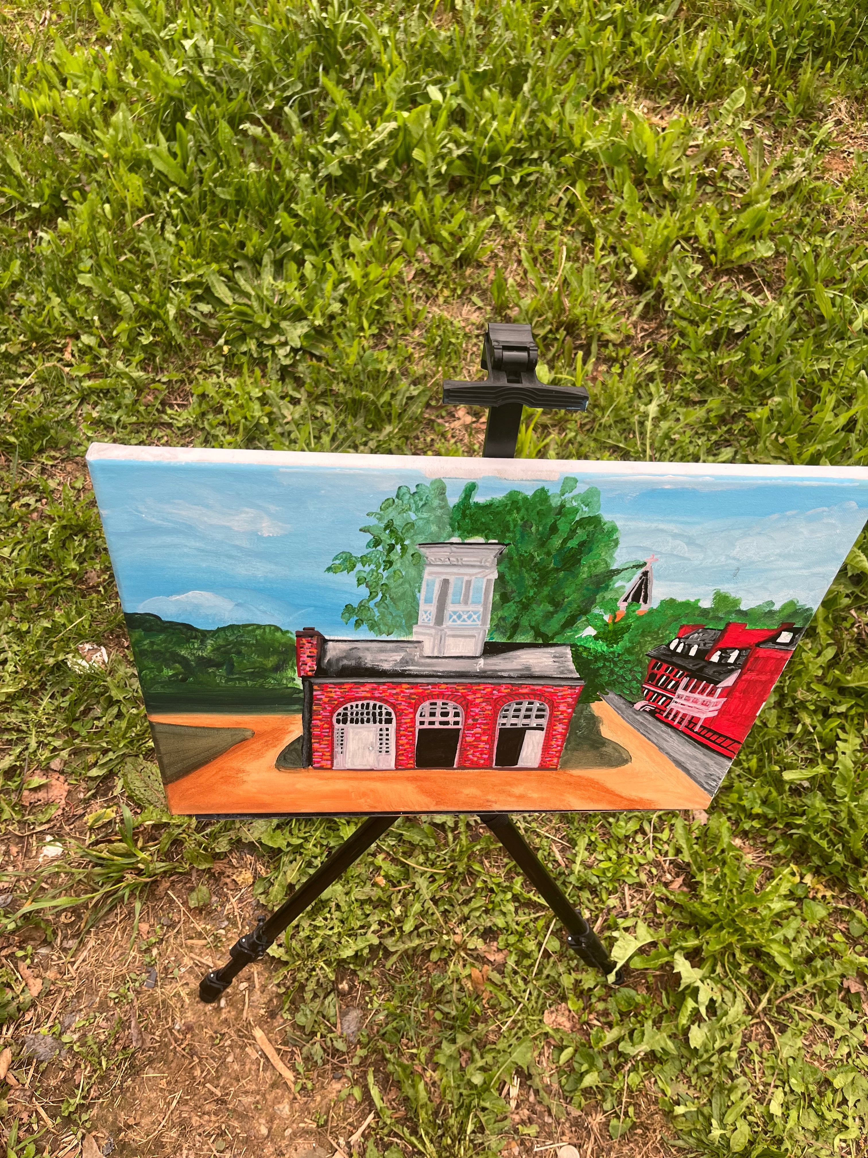 John Brown’s Fort – Original Acrylic Painting