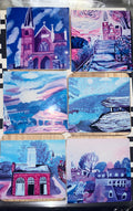 The Miniature Gallery: Handcrafted Art Coaster Collection