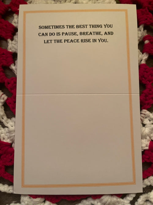 Chill Lisa Art Greeting Card