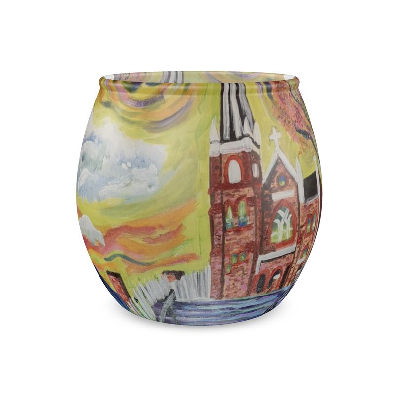 St. Peter’s Church – Harpers Ferry Glass Tea Light Candle Holder