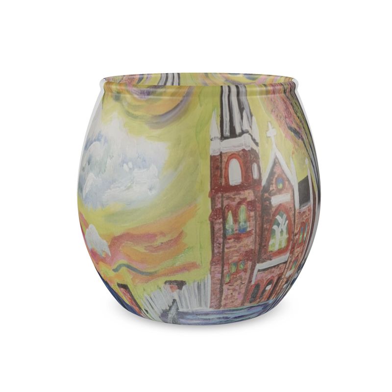 St. Peter’s Church – Harpers Ferry Glass Tea Light Candle Holder