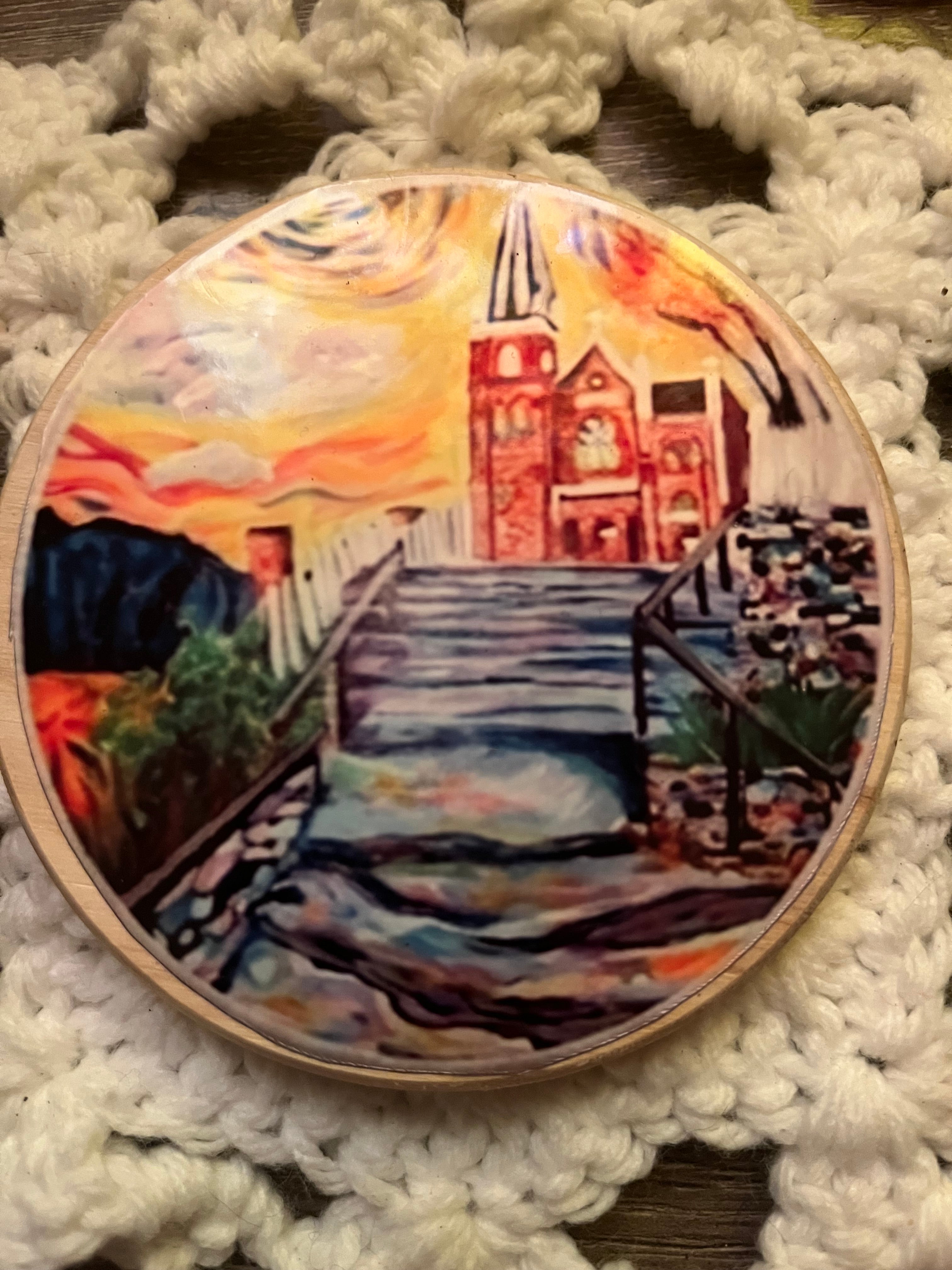 The Miniature Gallery: Handcrafted Art Coaster Collection