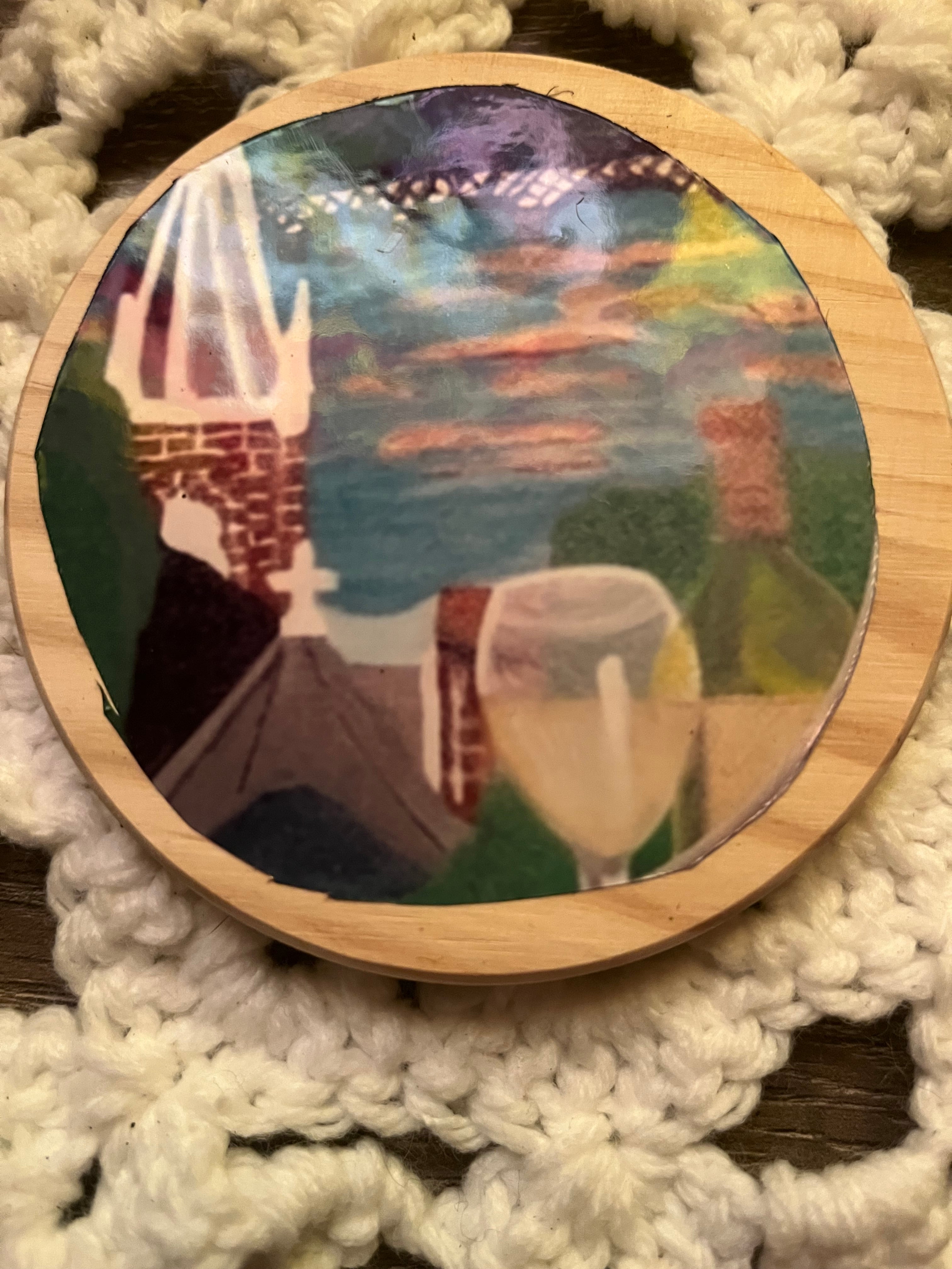 The Miniature Gallery: Handcrafted Art Coaster Collection