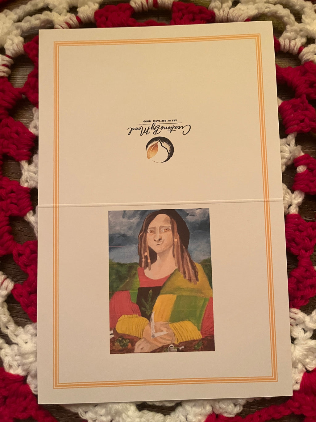 Chill Lisa Art Greeting Card