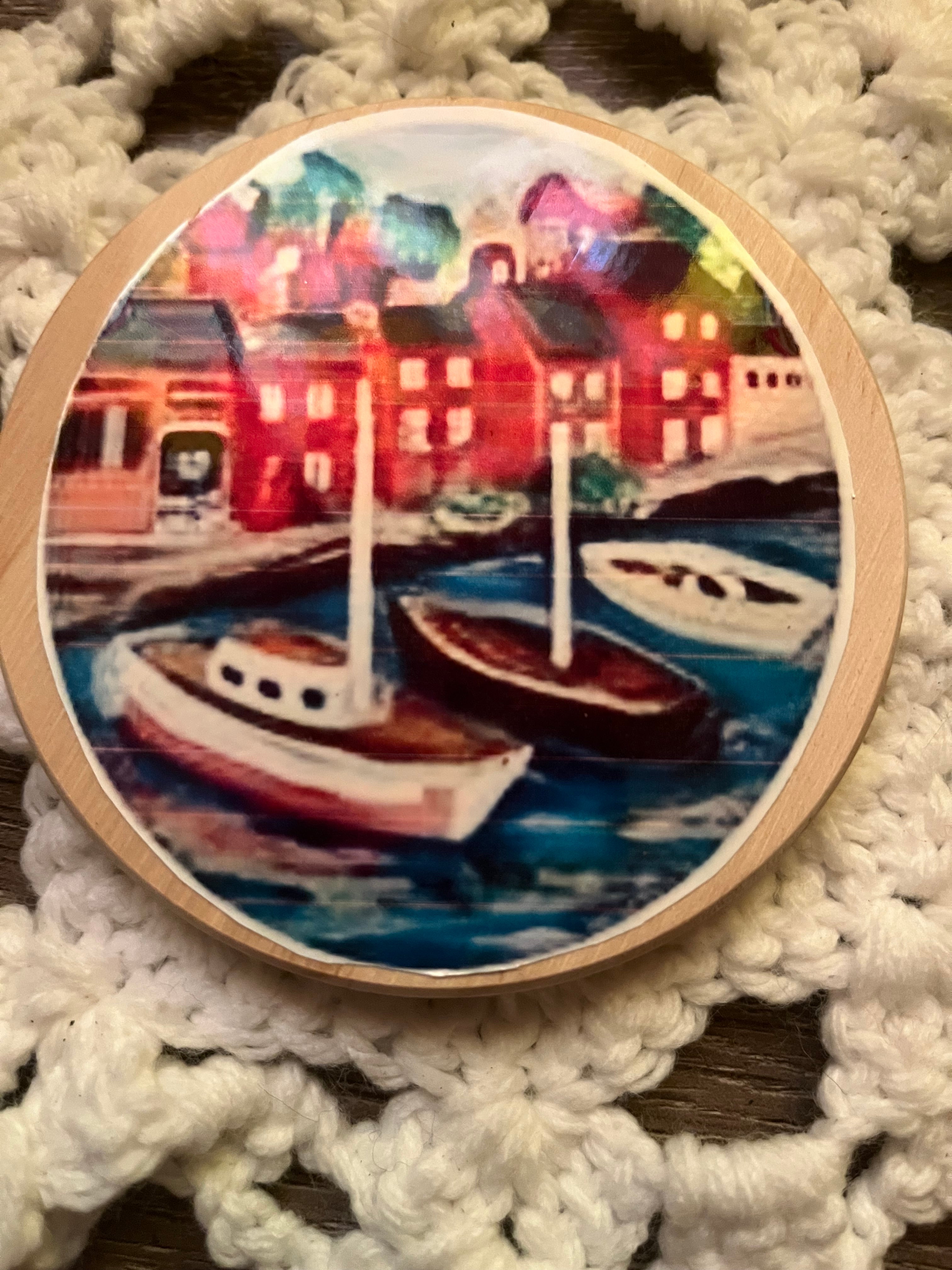 The Miniature Gallery: Handcrafted Art Coaster Collection