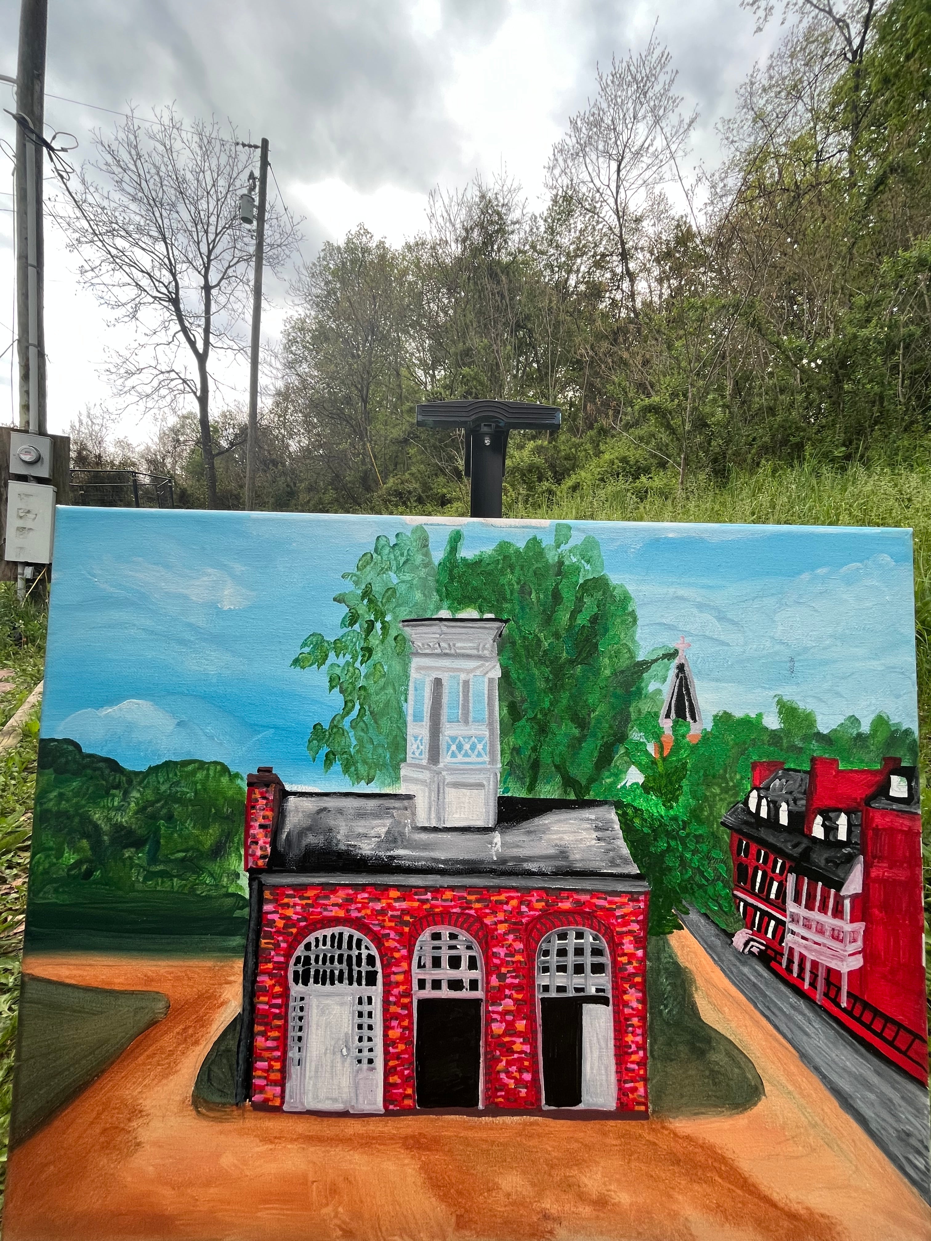 John Brown’s Fort – Original Acrylic Painting