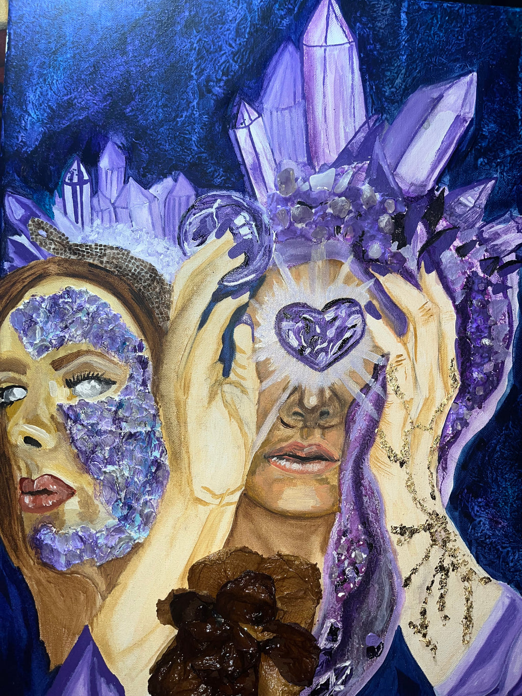 Original Mixed Media – "Amethyst Vision