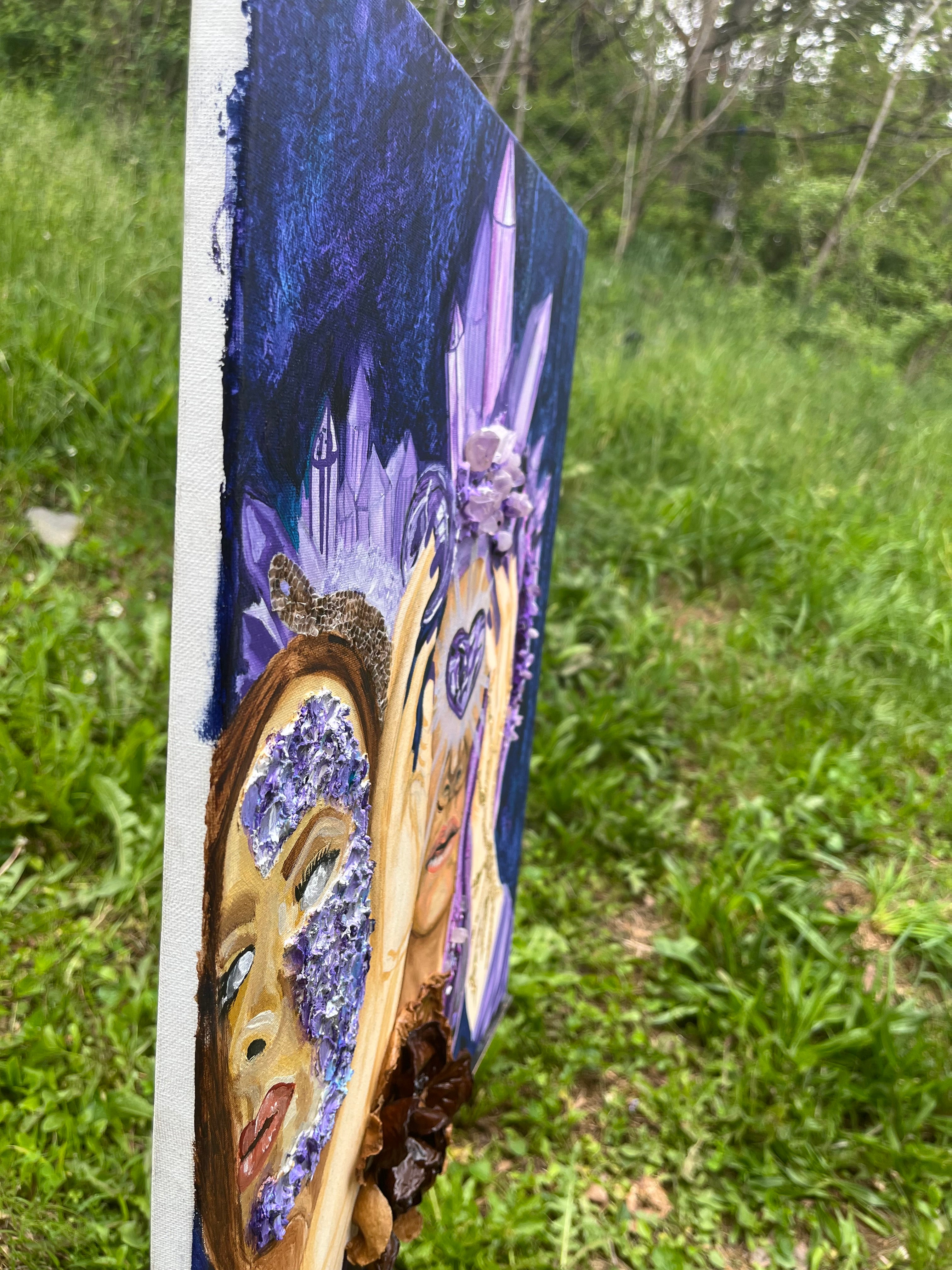 Original Mixed Media – "Amethyst Vision