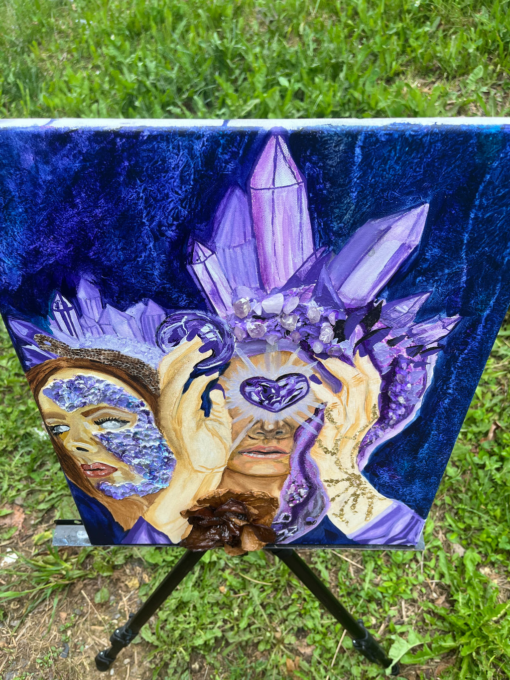 Original Mixed Media – "Amethyst Vision