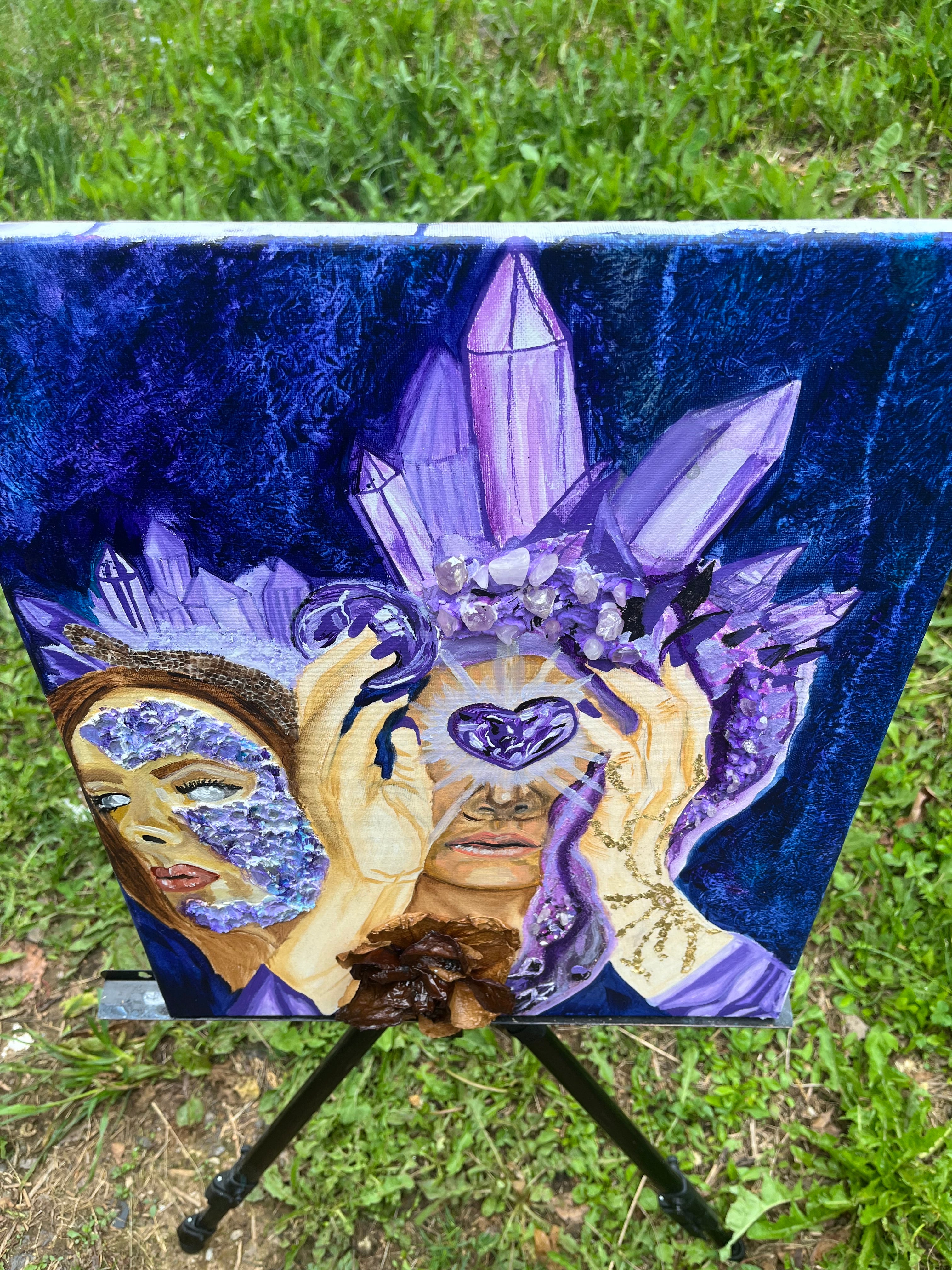 Original Mixed Media – "Amethyst Vision