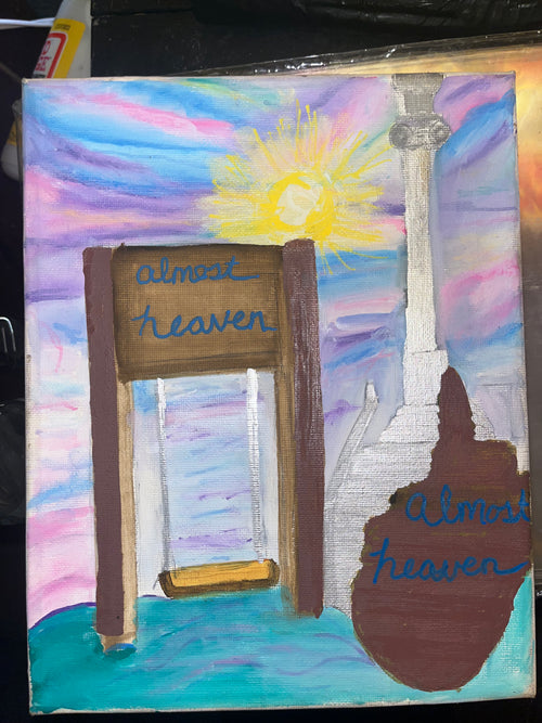 Almost Heaven" | Original West Virginia Landscape Canvas Painting