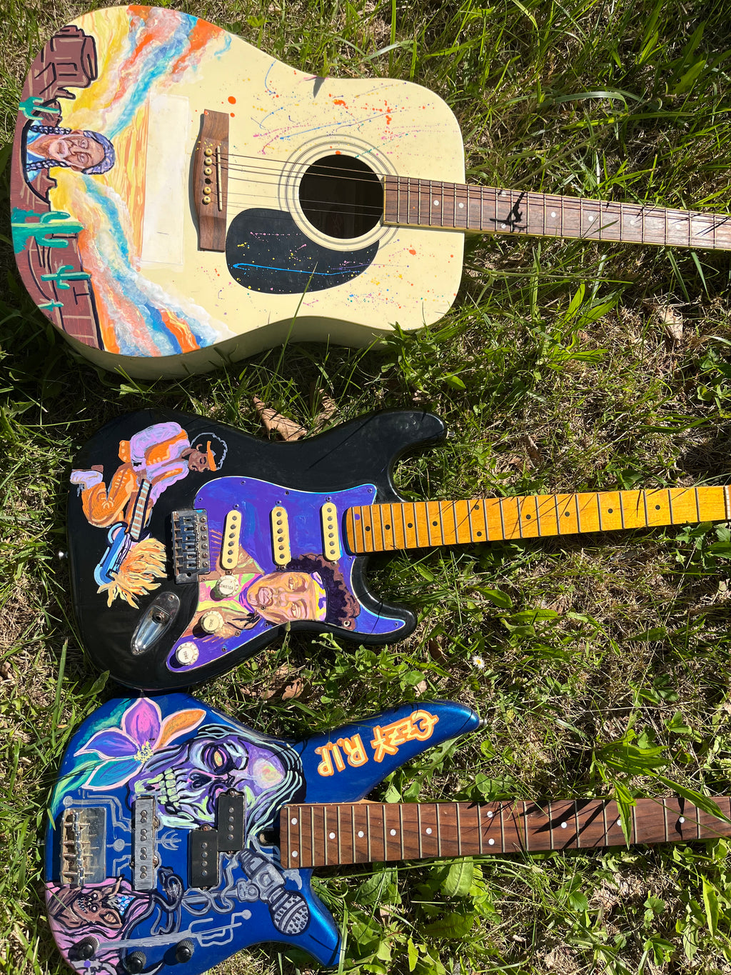 Tribute guitars