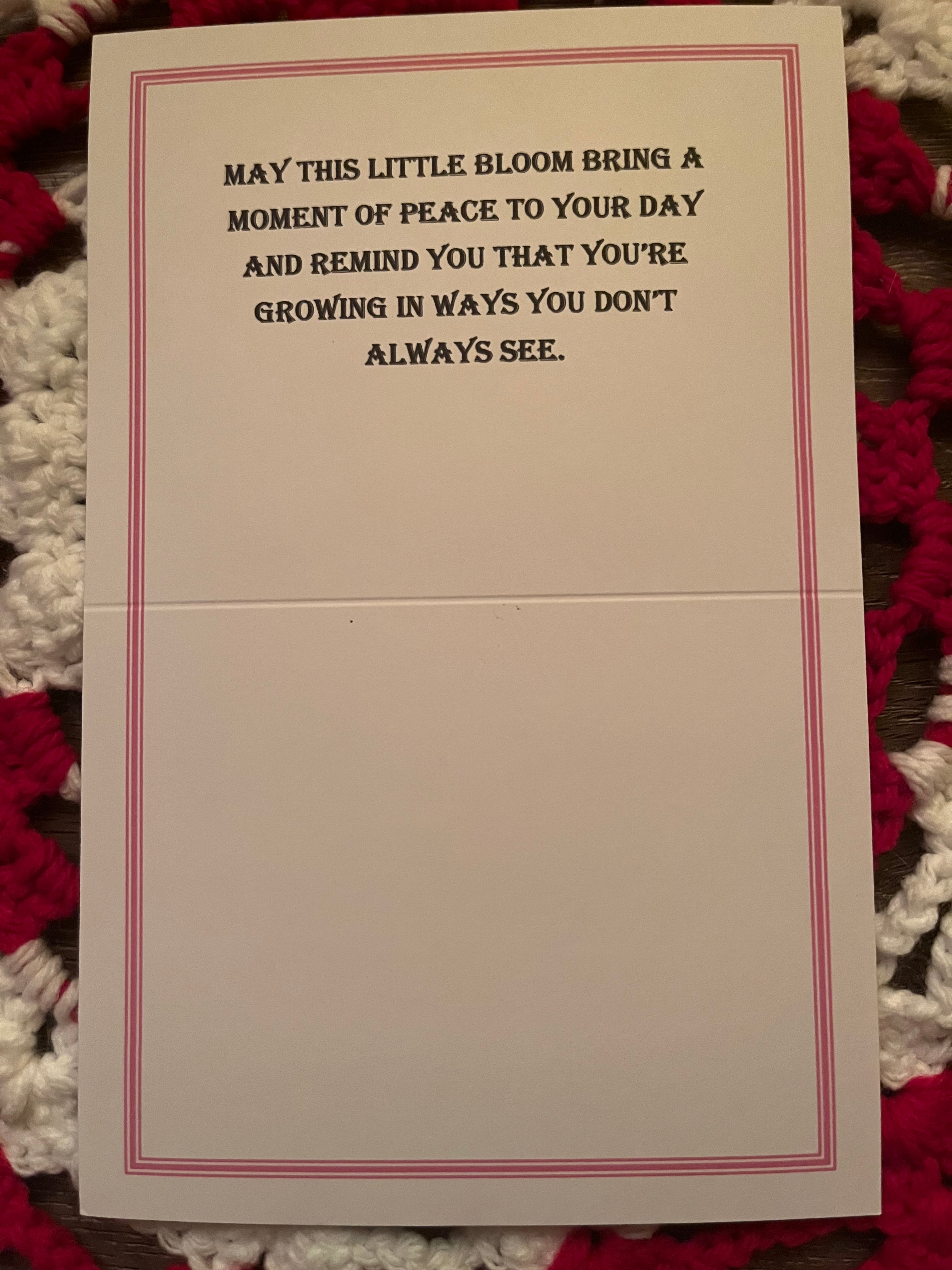 Little Bloom Growth Card