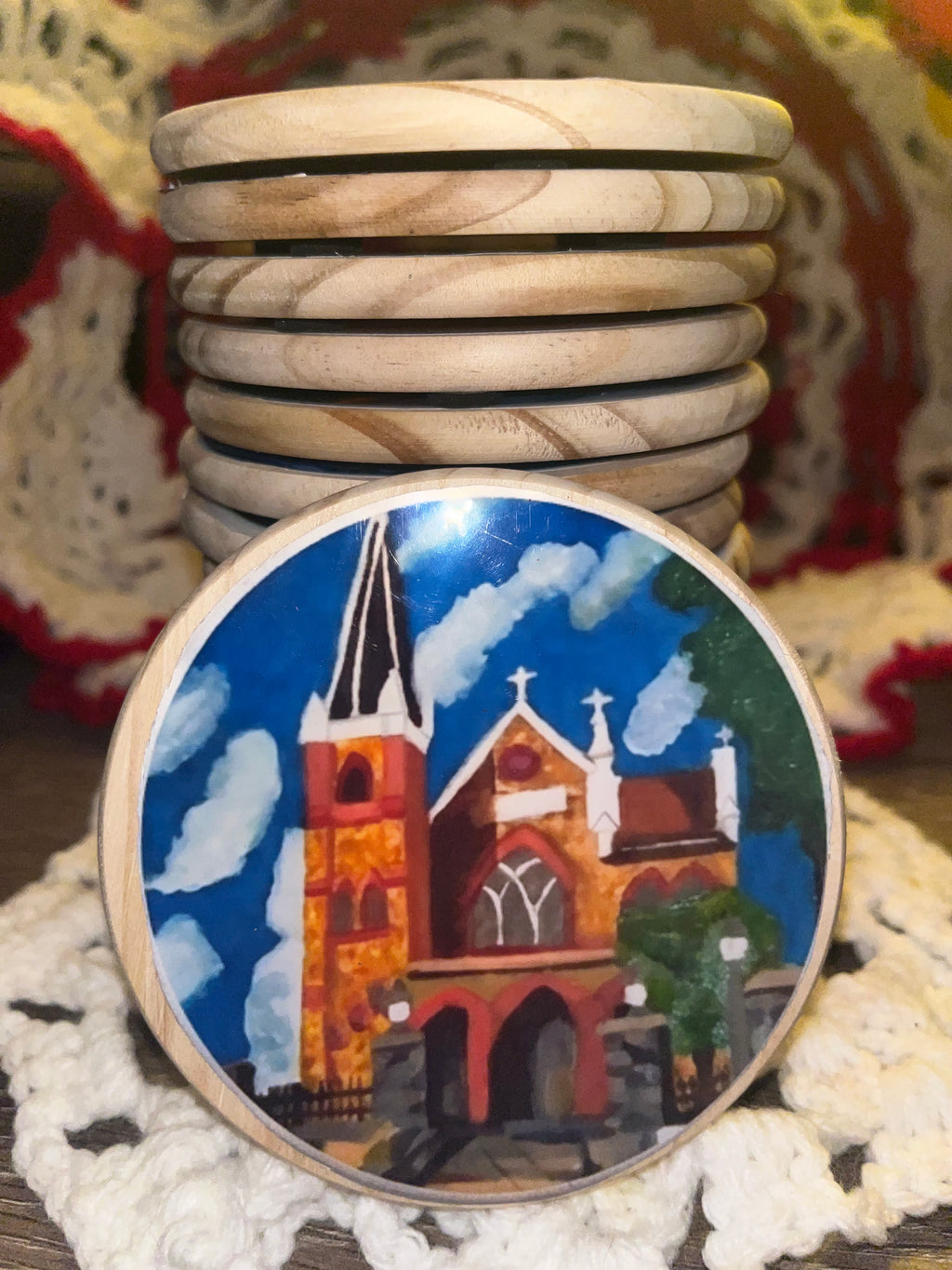 The Miniature Gallery: Handcrafted Art Coaster Collection